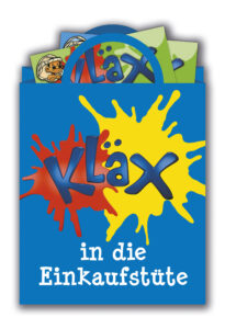 Das Logo von "KLÄX in die Einkaufstüte"